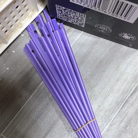 微瑕，不明火，10双筷子不是kc紫