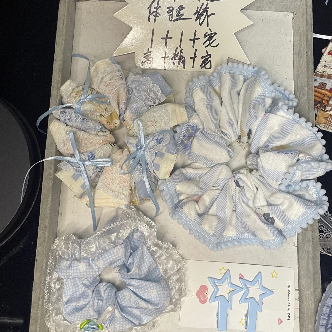 学院风女抓夹男女通用BB夹发夹蓝色饰品成人发卡
