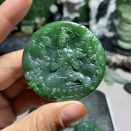 未镶嵌和田玉（糖玉）珠宝半成品