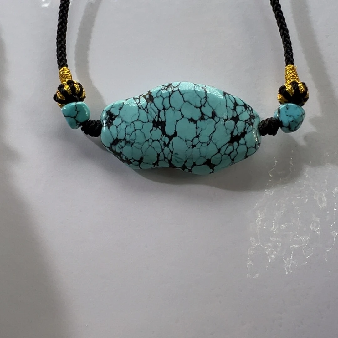 绿松石未镶嵌挂件