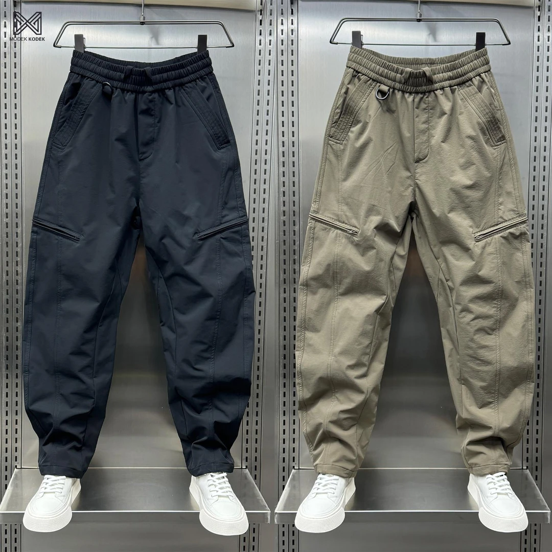 MODEK KODEK2025秋弯刀工装裤美式宽松直筒哈伦裤户外百搭休闲裤