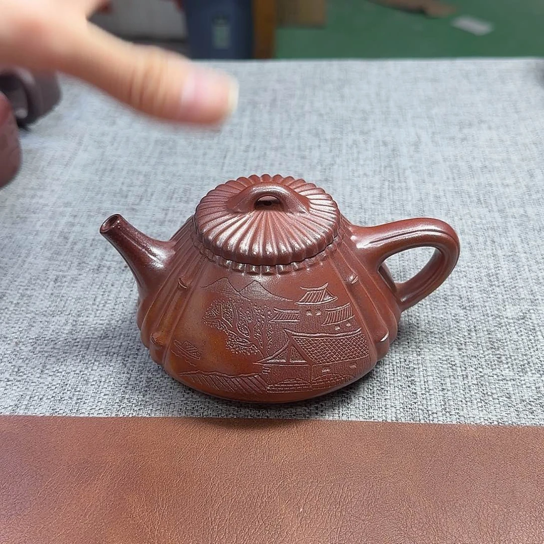 紫砂茶壶民间手艺人全手工制作