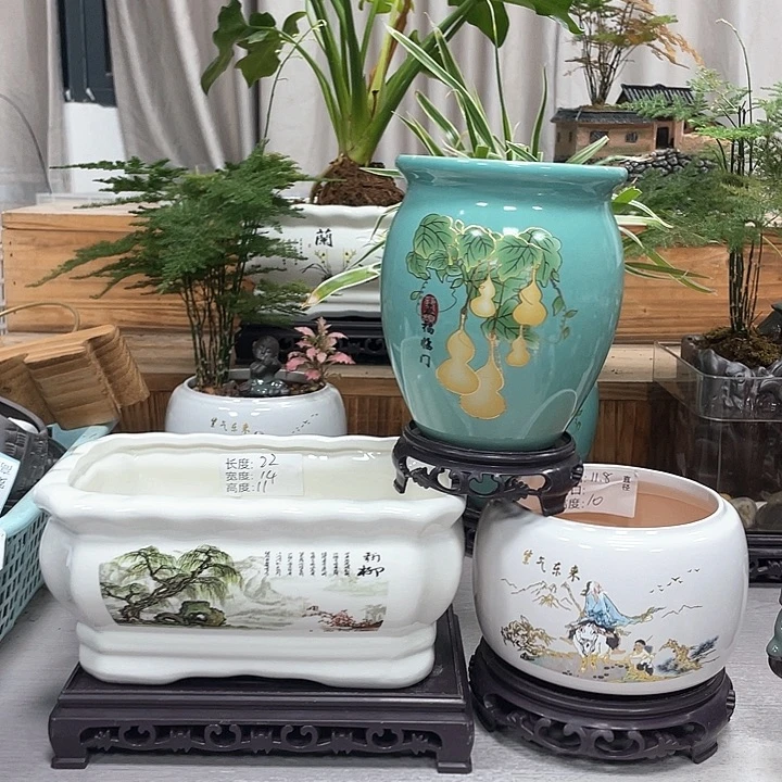 陶瓷花盆紫砂花盆精美抢购
