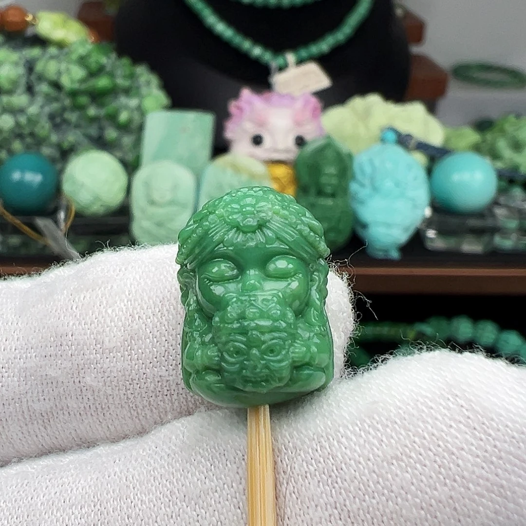 绿松石未镶嵌绿松石主播璐璐