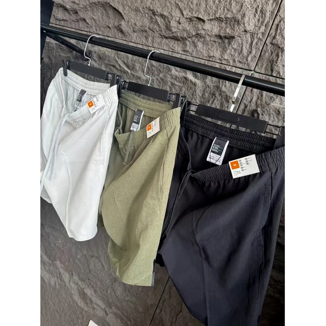 夏季PaceBreak凉感短裤激光孔透气轻盈运动速干户外轻工装五分裤