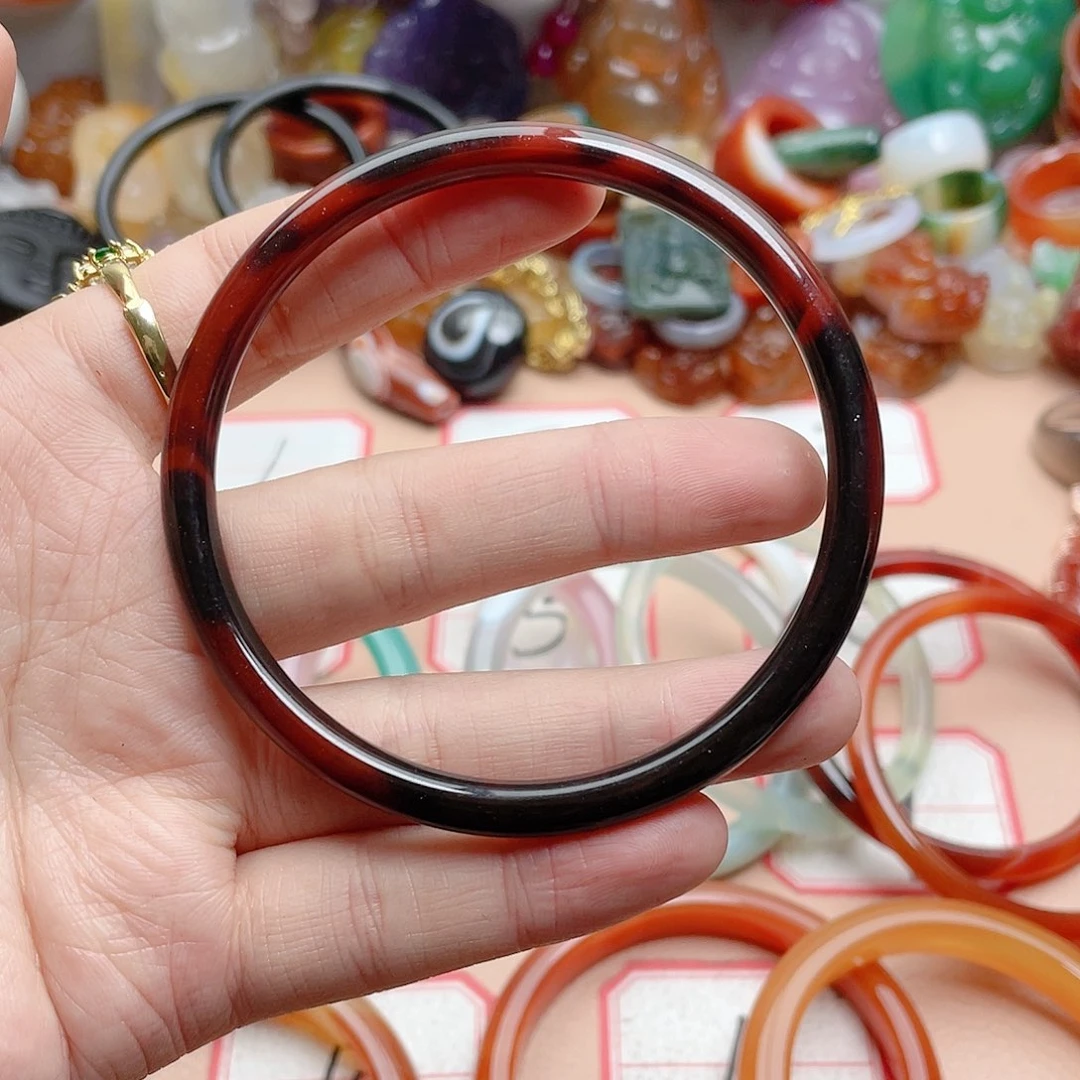 玛瑙/玉髓颈饰合金木*啊