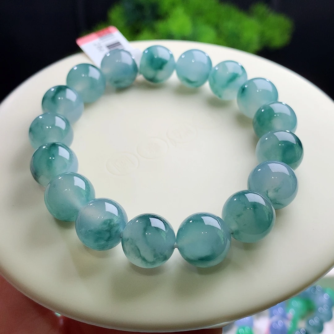 未镶嵌手串翡翠卡12mm