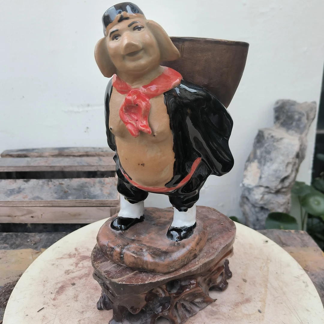 清仓放漏 创意人物盆景  猪八戒二师兄 公仔盆