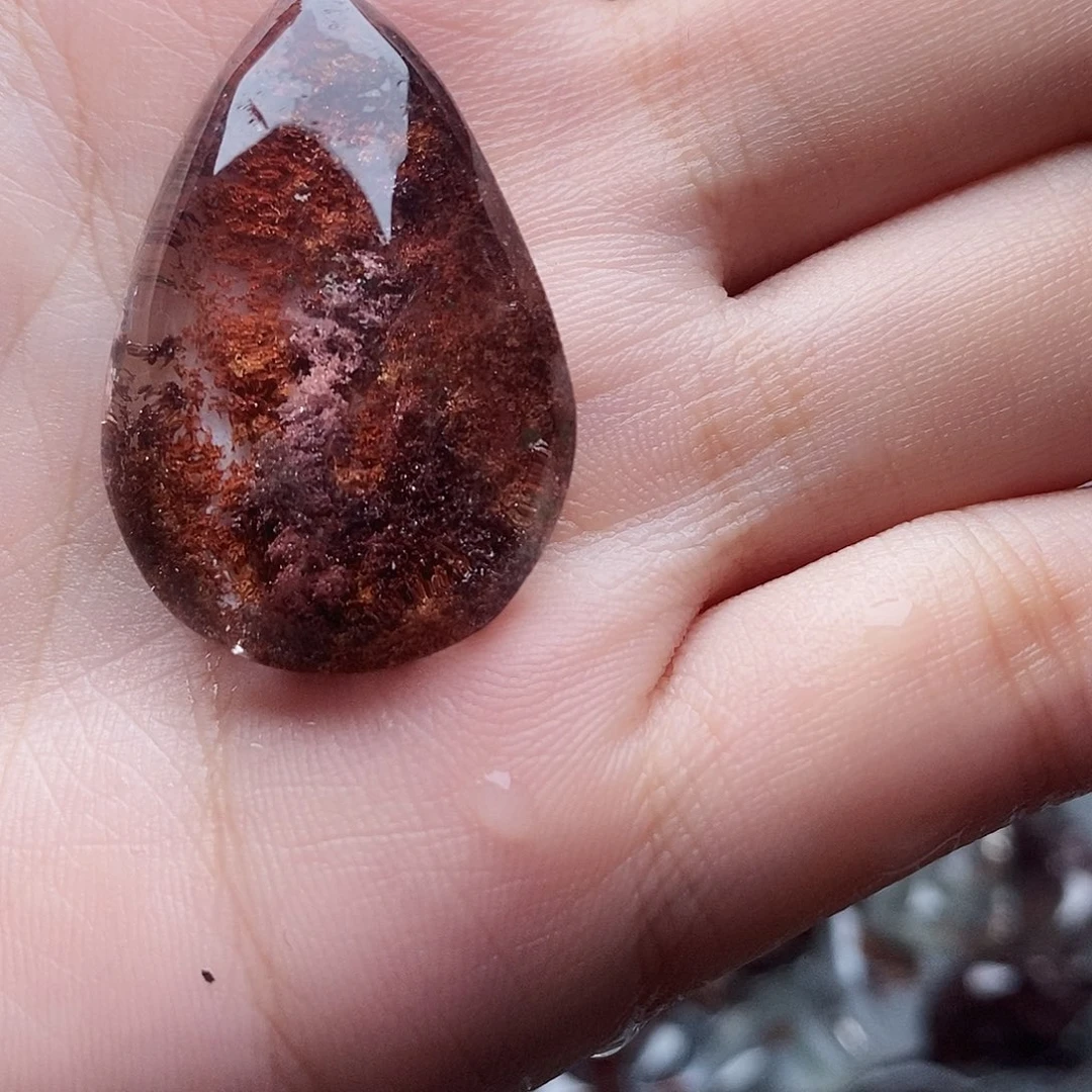 池***堂银S925镶嵌颈饰水晶