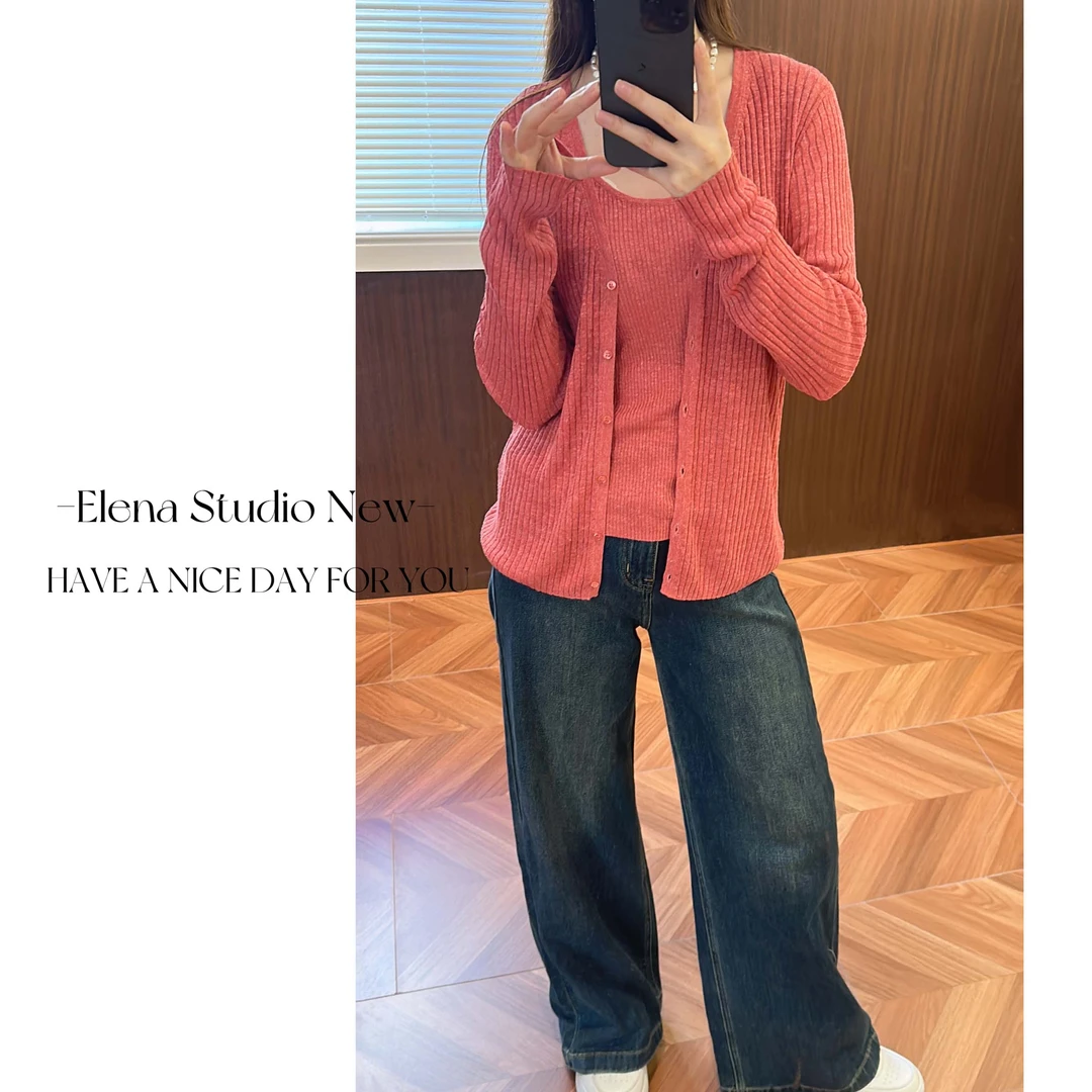 大甜甜【珊瑚海】设计感精致小众高订开衫气质温柔外套