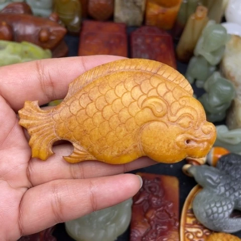 和田玉未镶嵌颈饰54