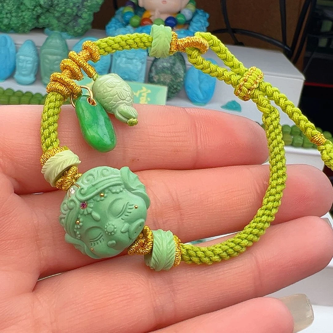 未镶嵌绿松石项链乖***圭