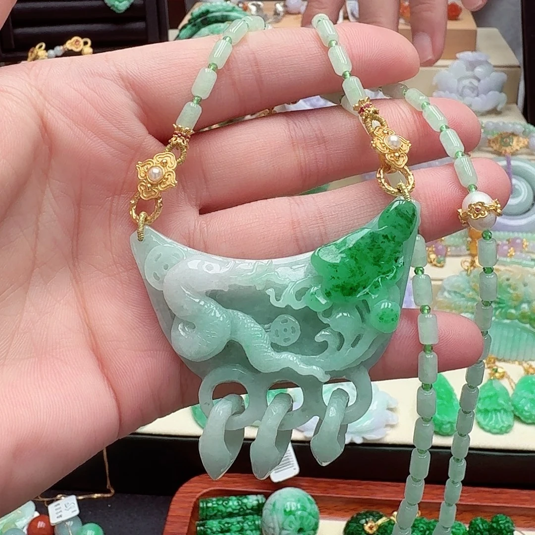颈饰未镶嵌翡翠翡翠吊坠