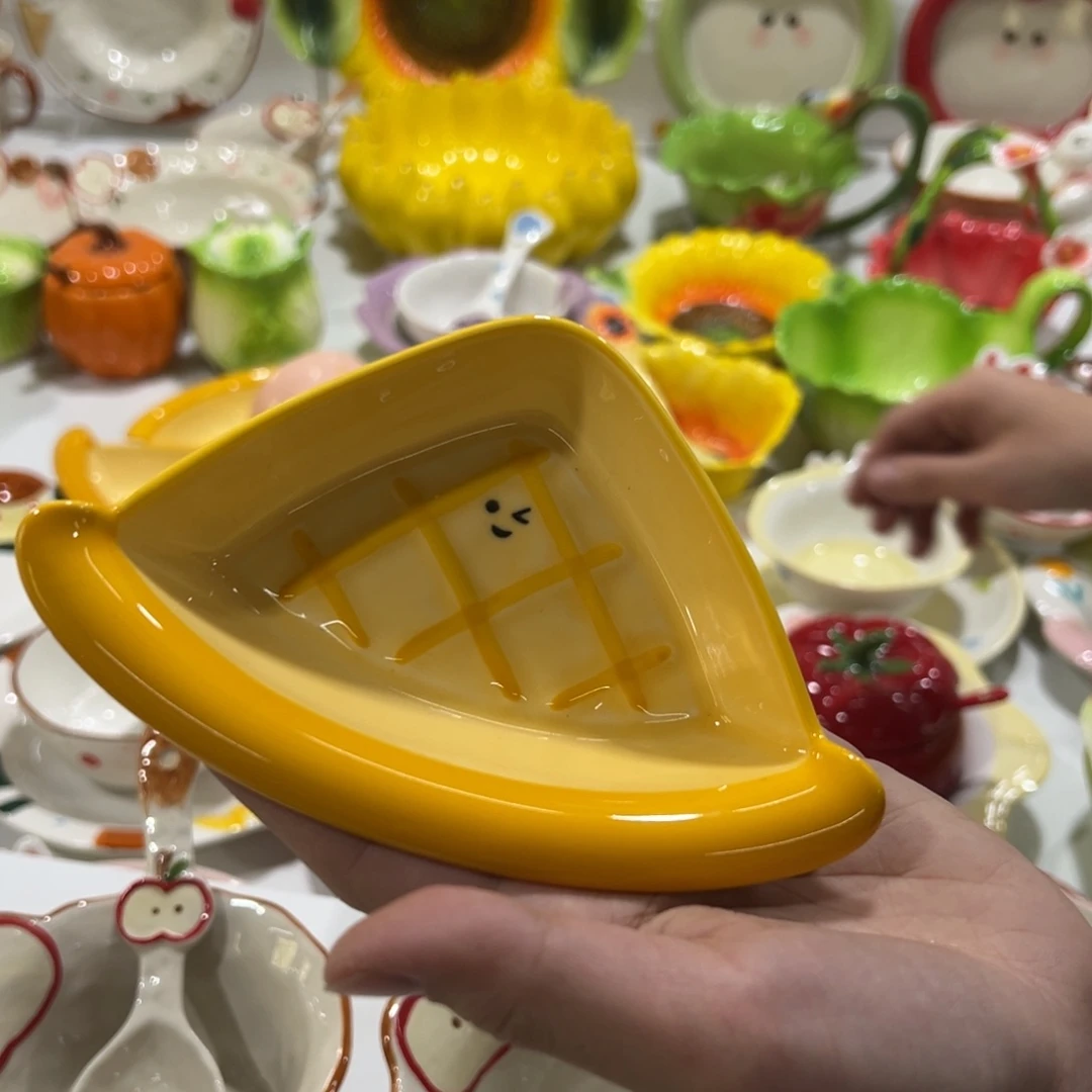 陶摆件高温陶瓷釉下彩正品……