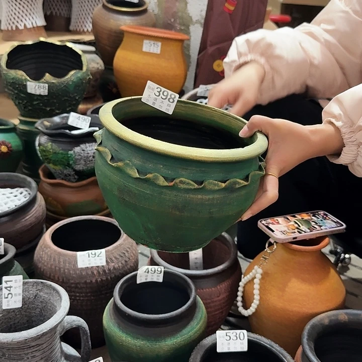 瑕疵绿色圆398高度15口径21