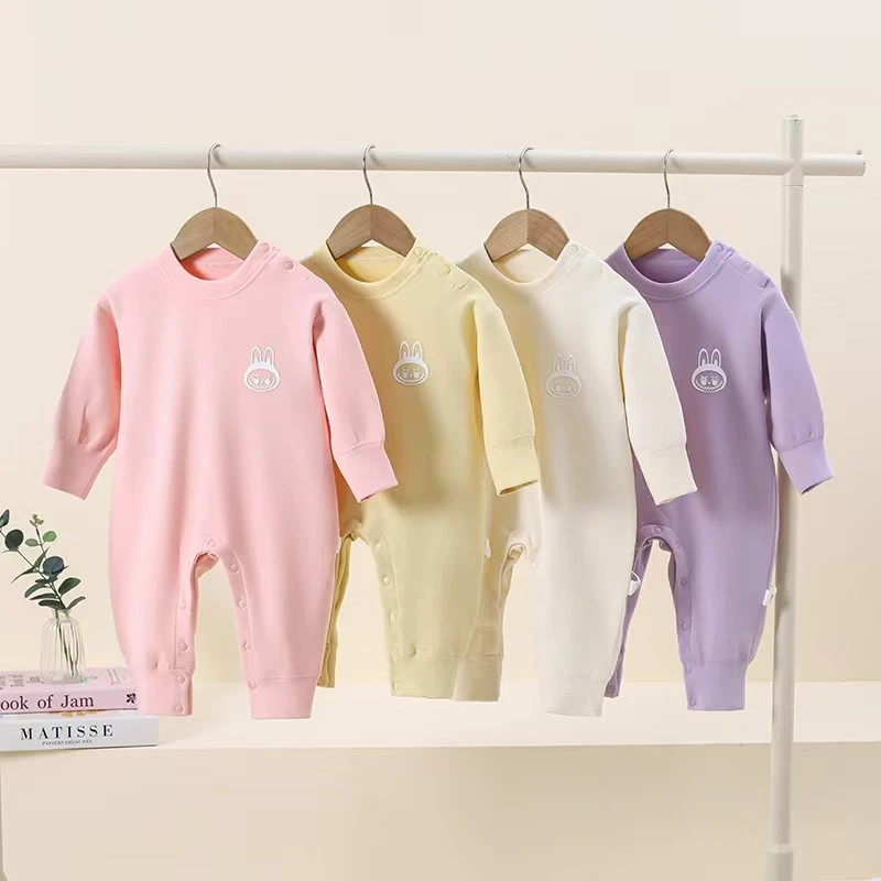 奶芙绒连体衣哈衣爬服