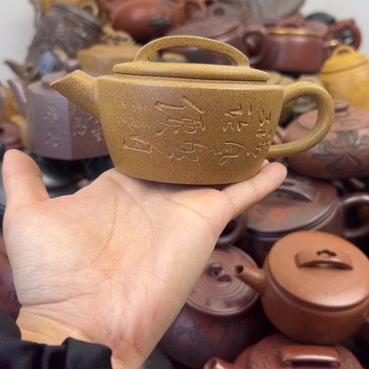 紫砂茶壶桥钮裂了