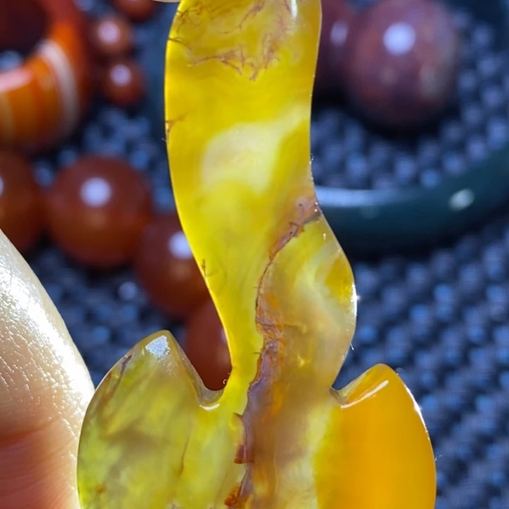 玛瑙/玉髓颈饰未镶嵌快****头