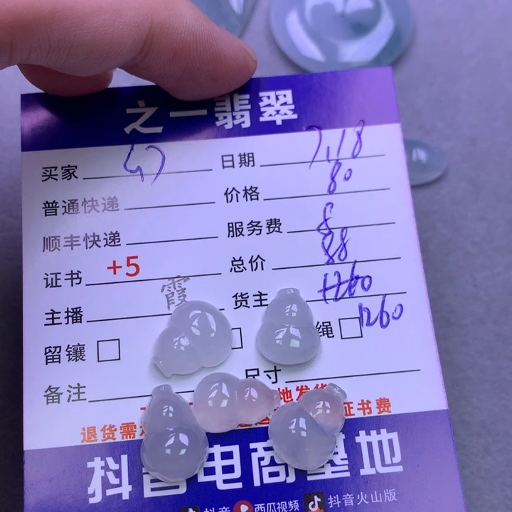 翡翠未镶嵌颈饰幻*