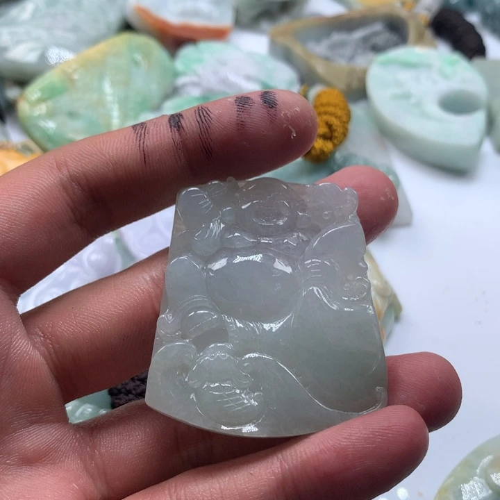 颈饰未镶嵌翡翠保真天然a货翡翠