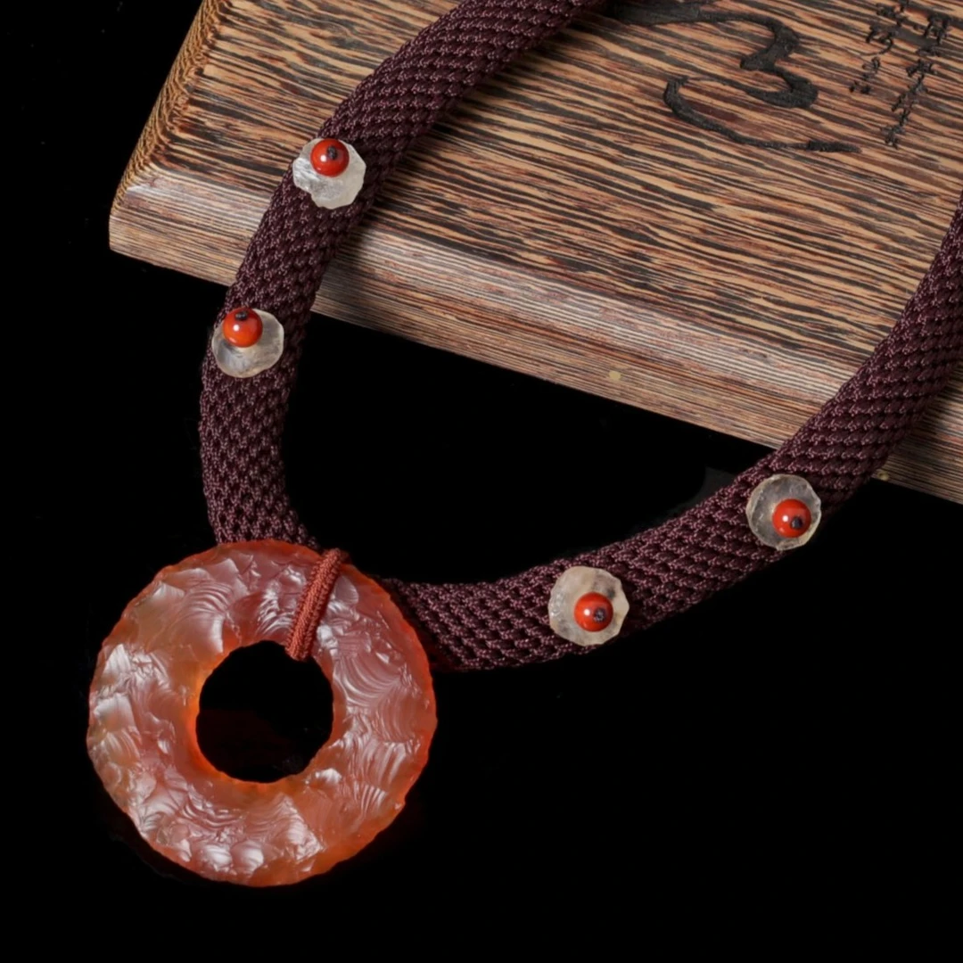 二店  玛瑙环设计项链8