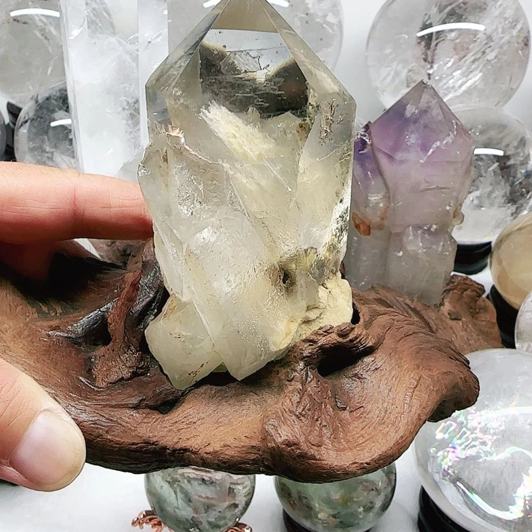 水晶珠宝半成品未镶嵌未*天然