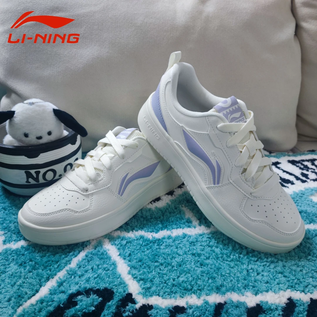 李宁初云女鞋板鞋2025春季新款低帮透气运动鞋百搭潮鞋小众休闲鞋