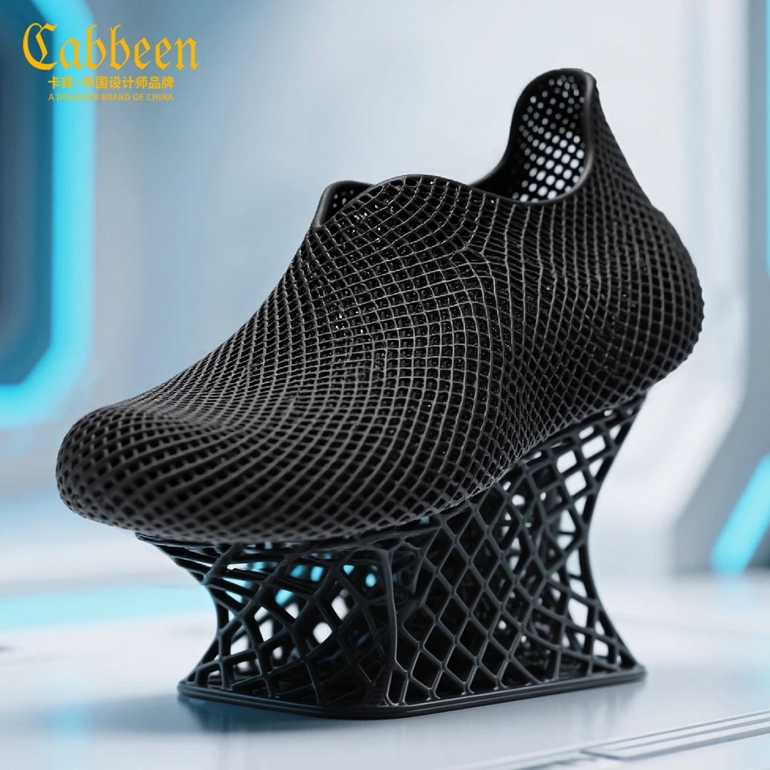 卡宾3D打印2025夏季新品专柜同款正品设计师凉镂空舒适休闲鞋
