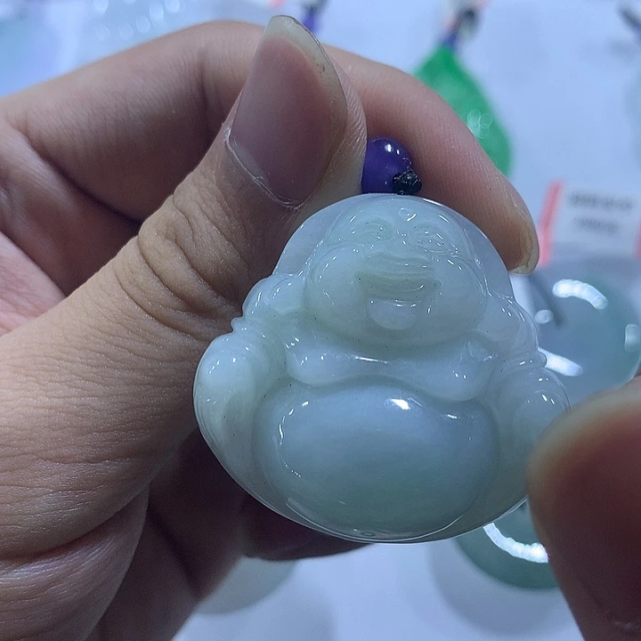 翡翠未镶嵌颈饰天然翡翠A货吊坠