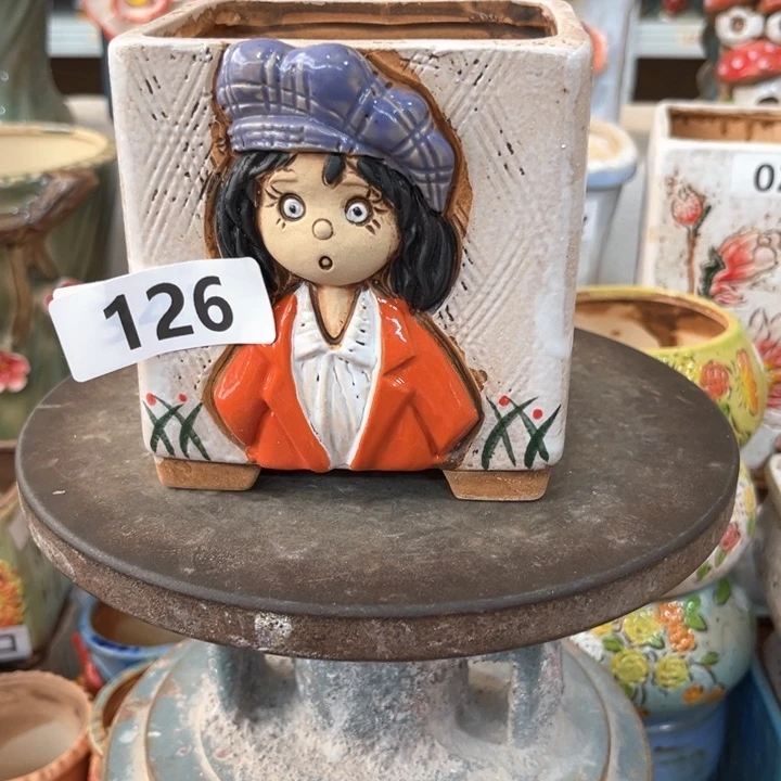 紫砂花盆粗陶材质多肉花盆