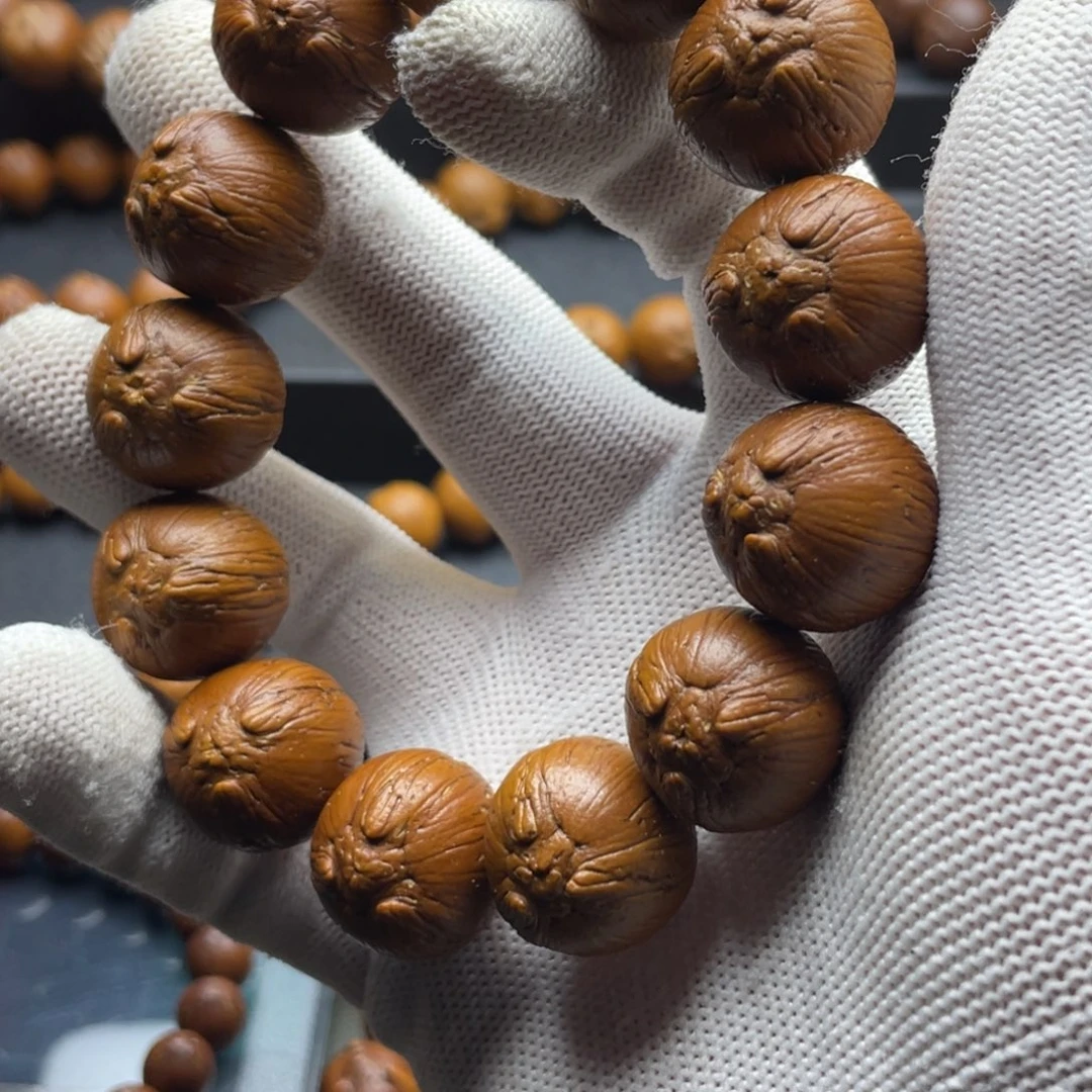 游***生紫金鼠手串19尺寸原皮