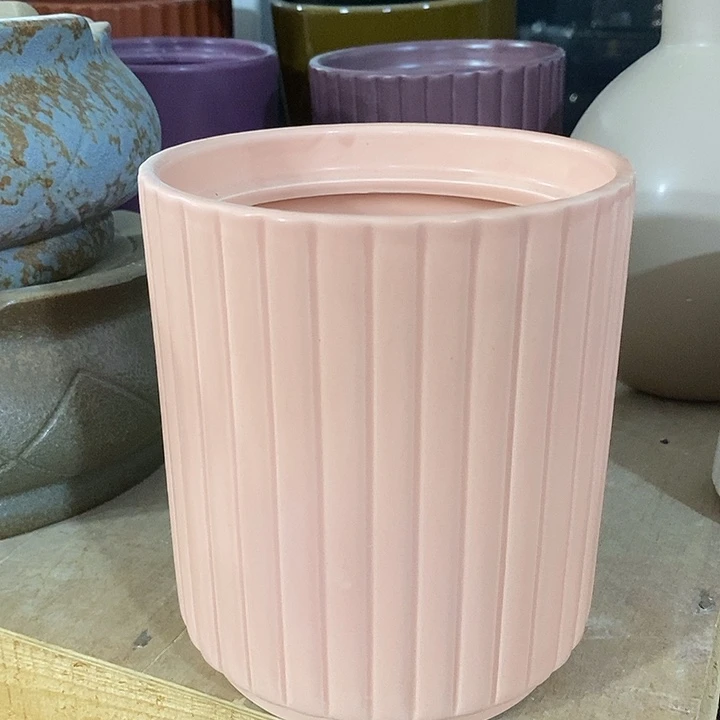 陶盆有孔 瑕疵针孔漏釉介意勿拍外口 13外高15