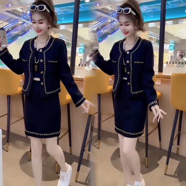 2025秋季新款洋气女宽松显瘦百搭气质高档网红同款气质时尚两件套