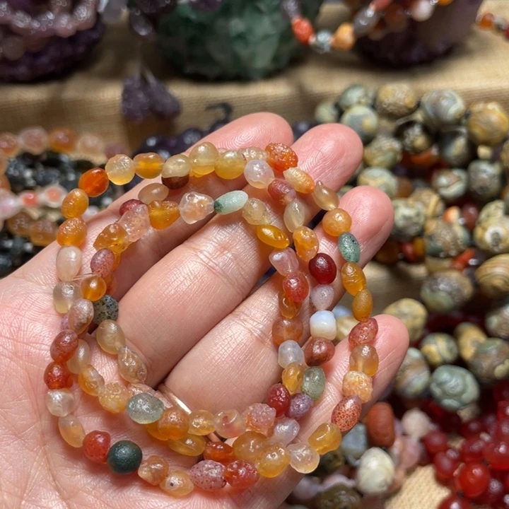 钱***浪玛瑙/玉髓合金手链