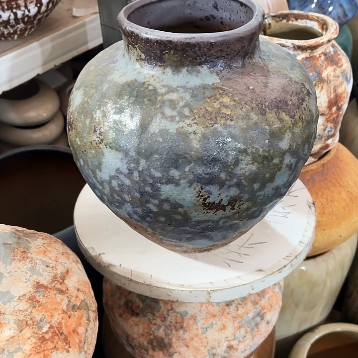 景德镇精品花盆栽适合口13高24