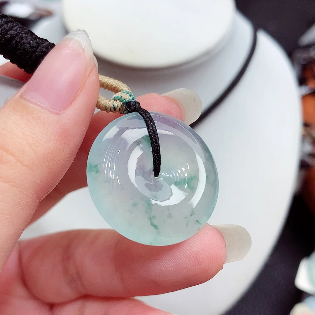 翡翠未镶嵌颈饰翡翠99，25.7/5.4