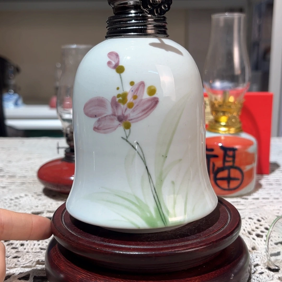 摆件景德镇陶瓷香薰灯