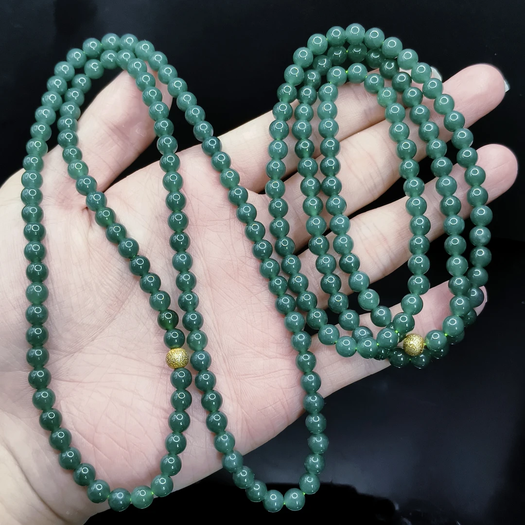 【李想精选】翡翠DIY公主链GS【多样性发其一】约6mm