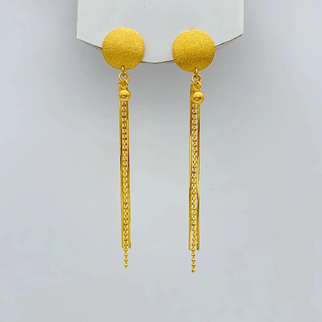 足金999精品5G工艺时尚气质百搭耳饰3.95