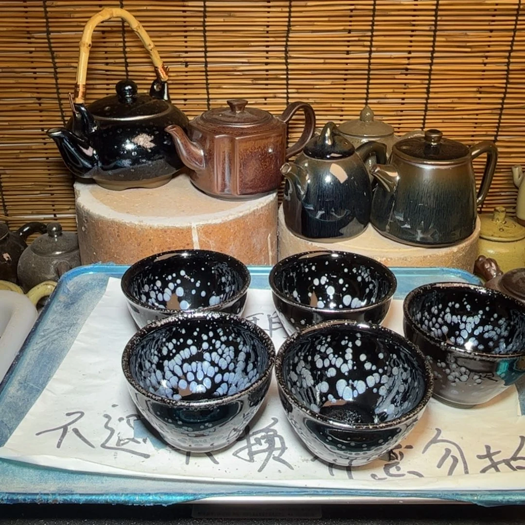 茶盏建窑建盏 微瑕作品