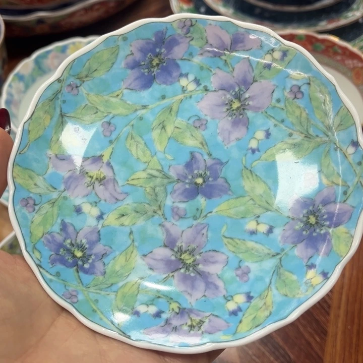 瓷片库山盘—-14-厘米/—-/-