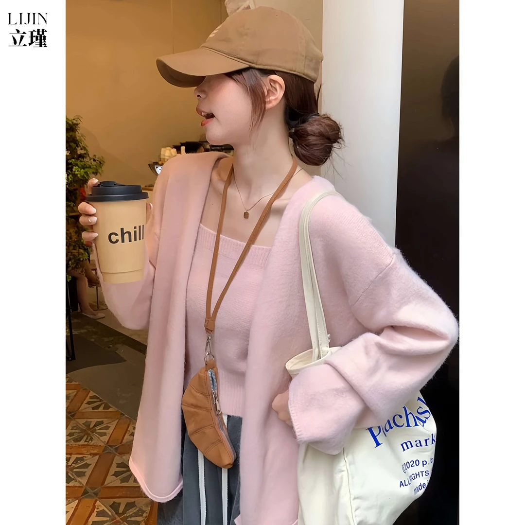 秋季一整套港风松弛感韩系早秋穿搭套装女2025新款大方得体两件套