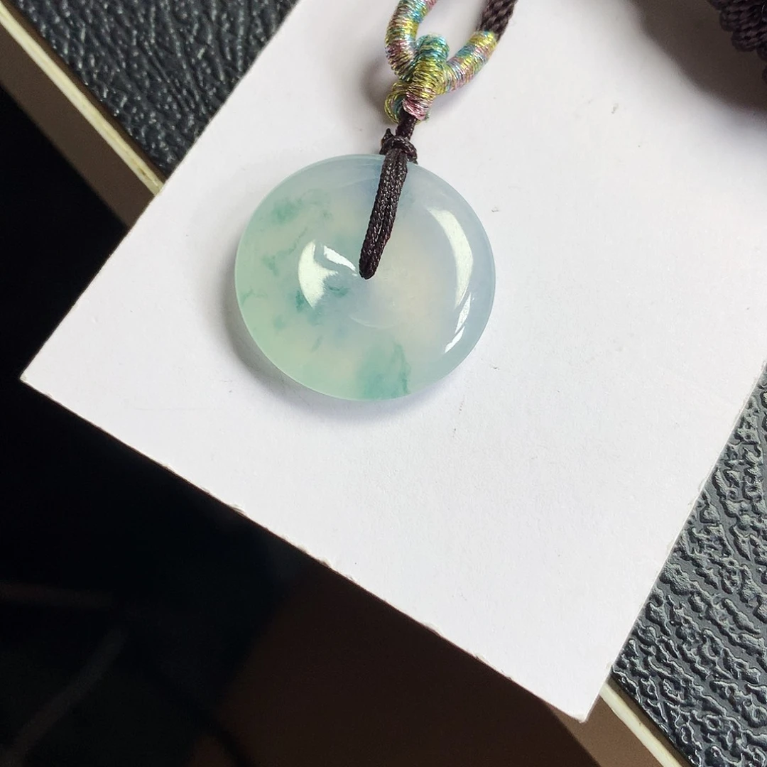 翡翠未镶嵌吊坠(不含链)平安扣