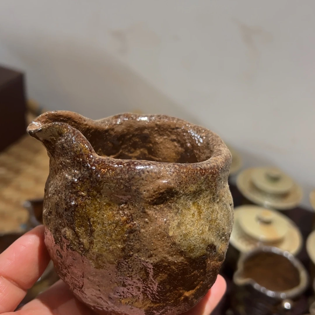 贵台龙窑柴烧茶壶A50小*