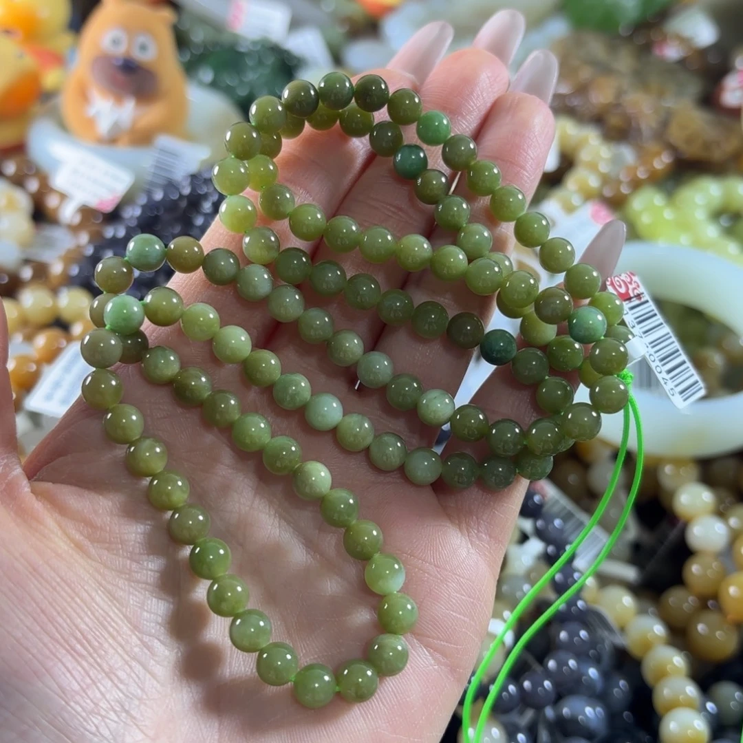 和田玉未镶嵌手串121