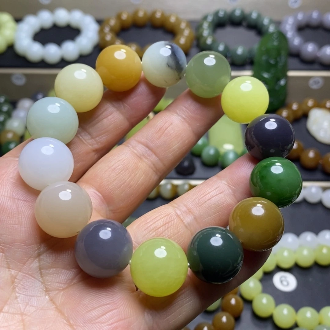 和田玉手串未镶嵌