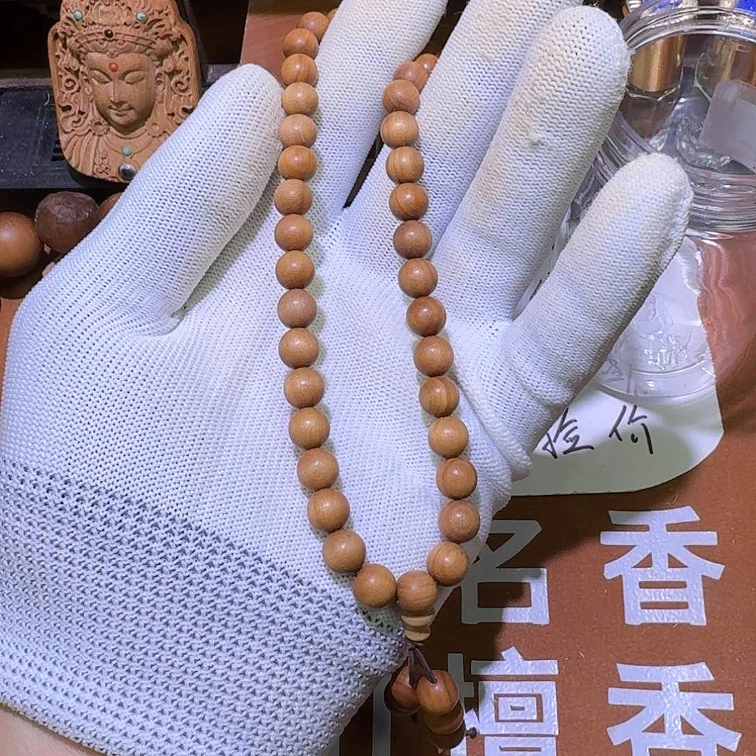檀香木0.8×36颗顺纹手持