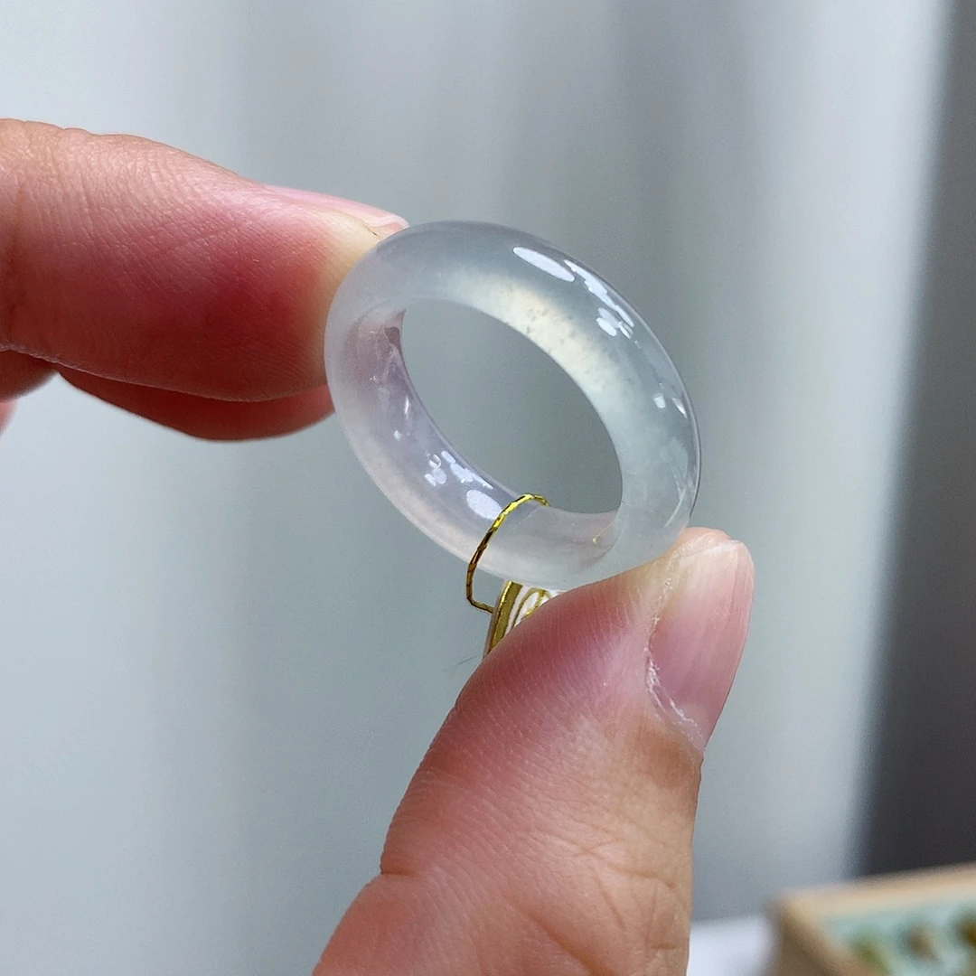 未镶嵌戒指翡翠14圈