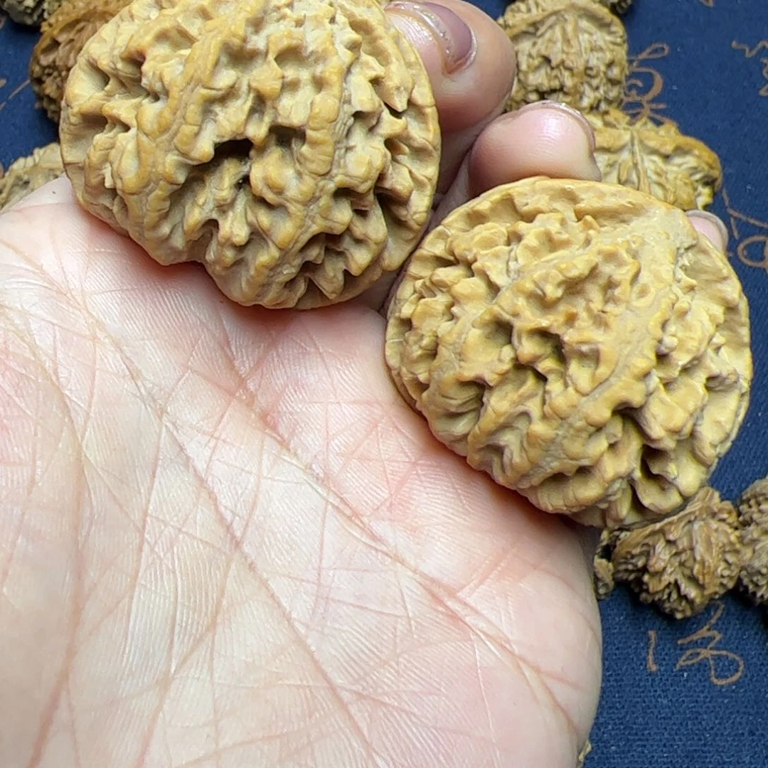 文玩核桃把件秦岭野生植物核桃