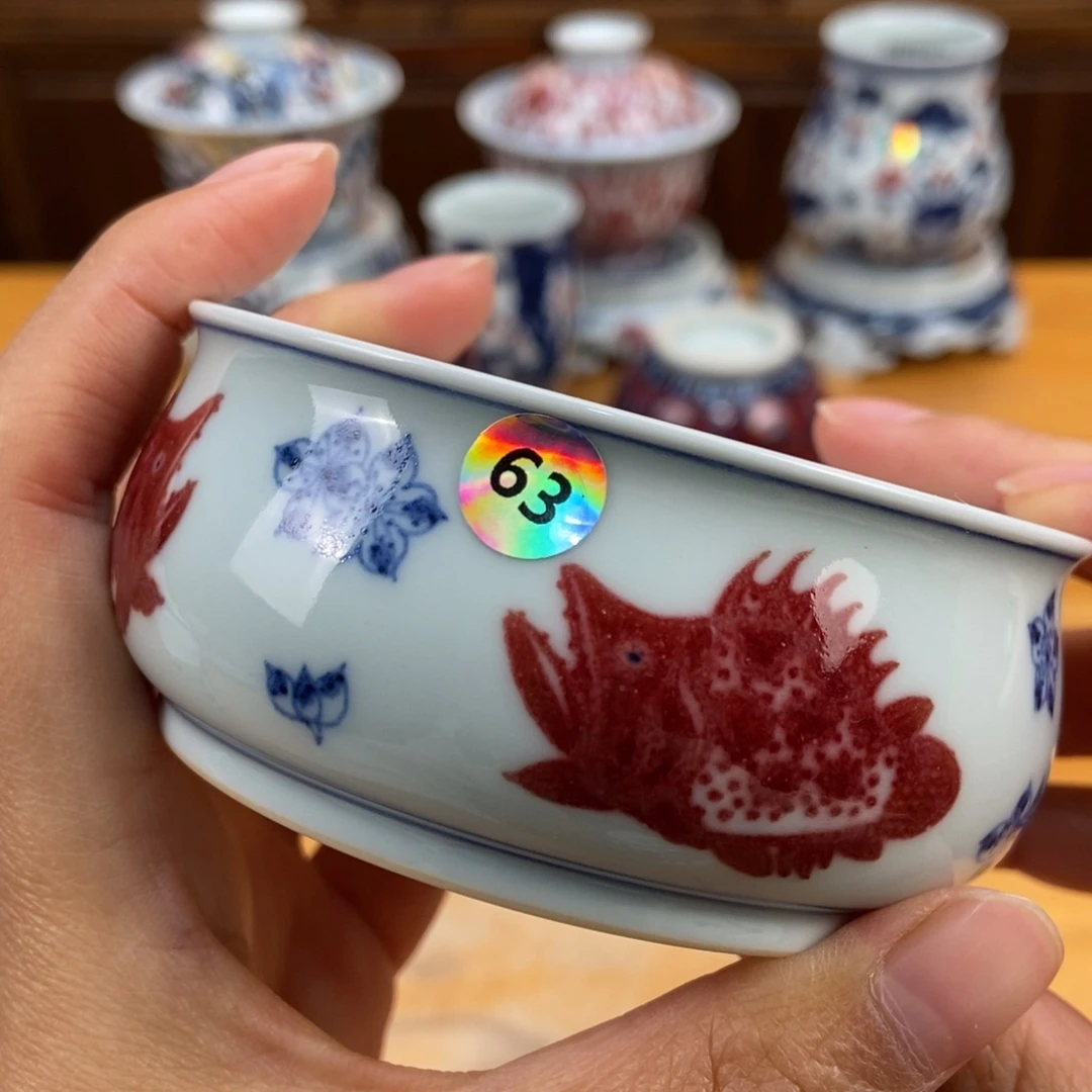 手绘现代茶具非古董